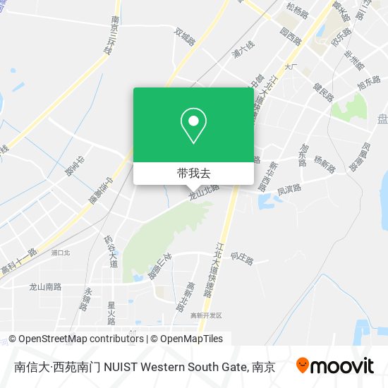 南信大·西苑南门 NUIST Western South Gate地图