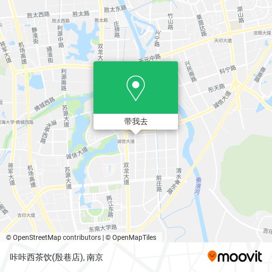 咔咔西茶饮(殷巷店)地图