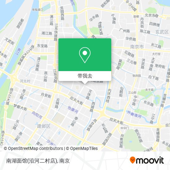 南湖面馆(沿河二村店)地图