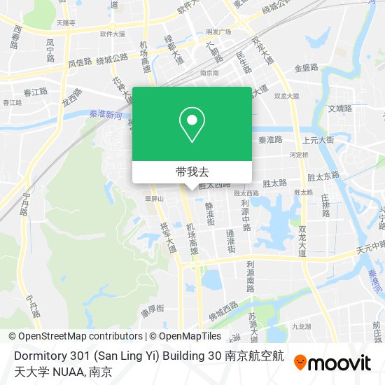 Dormitory 301 (San Ling Yi) Building 30 南京航空航天大学 NUAA地图