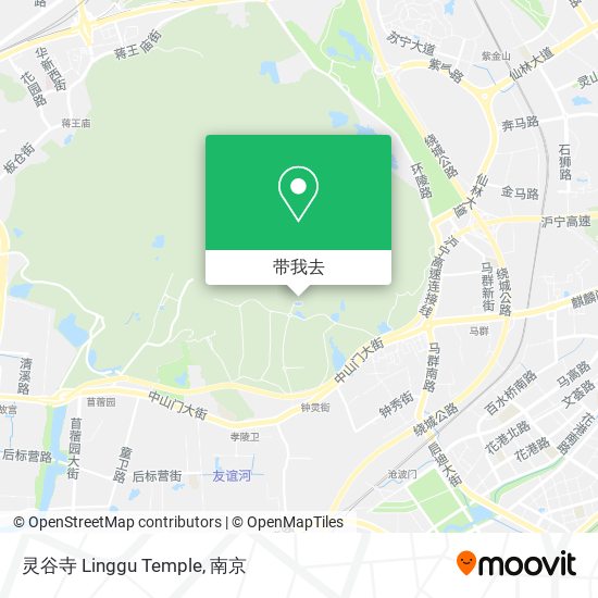 灵谷寺 Linggu Temple地图
