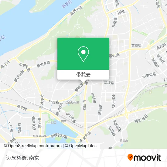 迈皋桥街地图