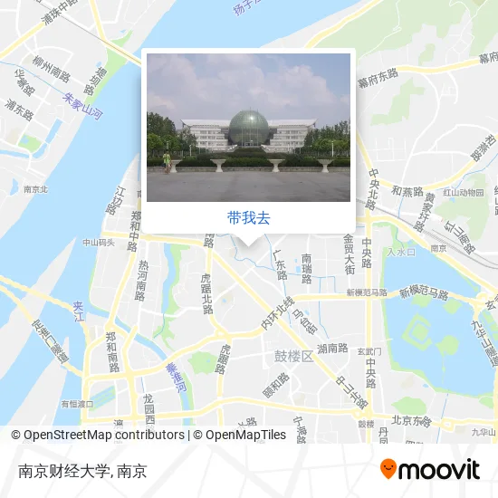 南京财经大学地图
