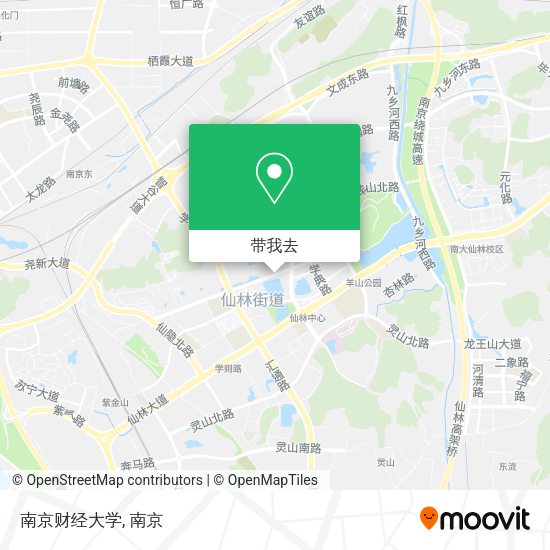南京财经大学地图