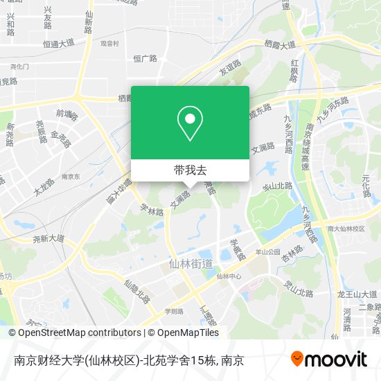 南京财经大学(仙林校区)-北苑学舍15栋地图