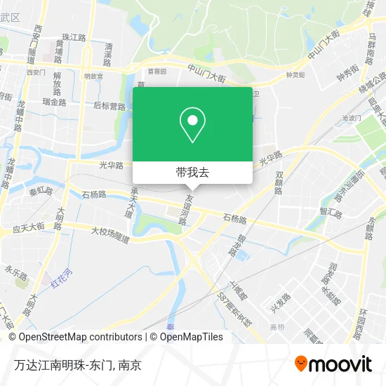 万达江南明珠-东门地图