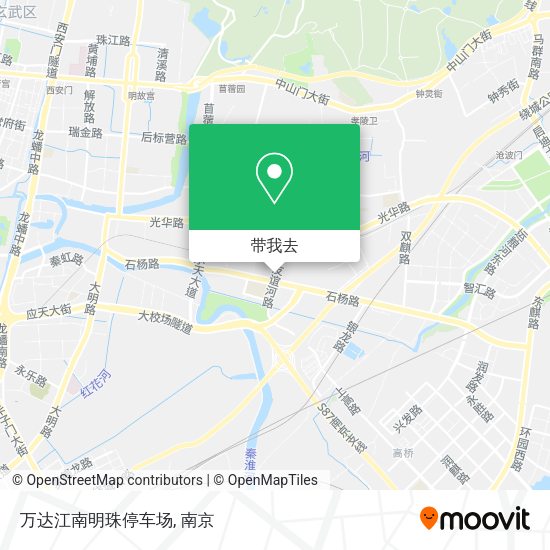 万达江南明珠停车场地图