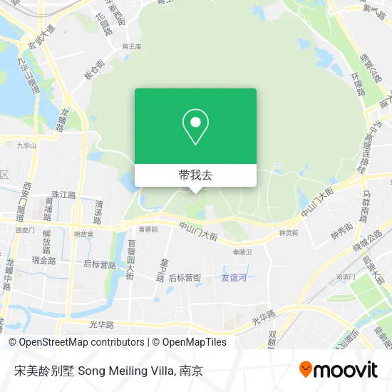 宋美龄别墅 Song Meiling Villa地图
