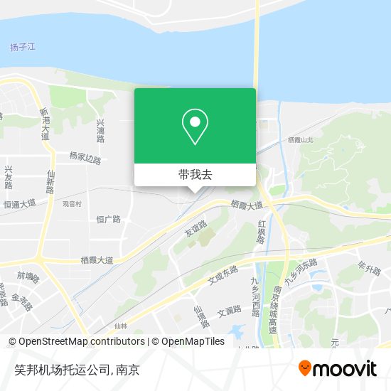 笑邦机场托运公司地图