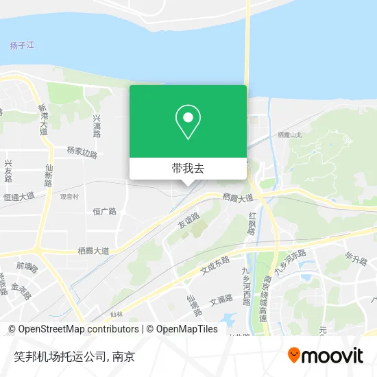 笑邦机场托运公司地图