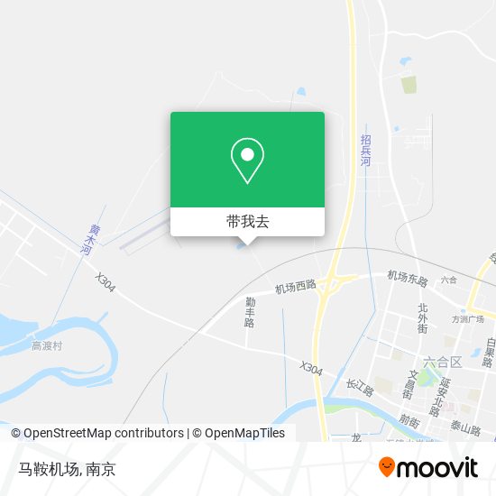 马鞍机场地图