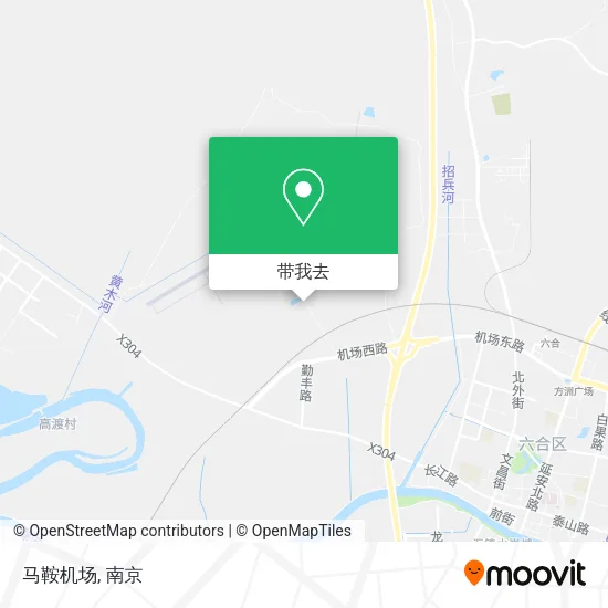 马鞍机场地图