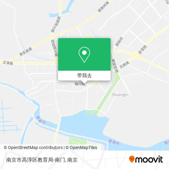 南京市高淳区教育局-南门地图