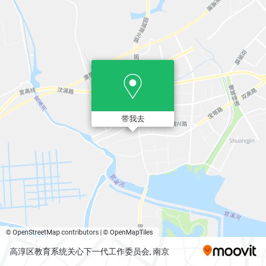 高淳区教育系统关心下一代工作委员会地图