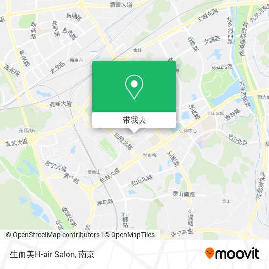 生而美H-air Salon地图