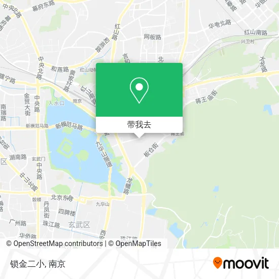 锁金二小地图