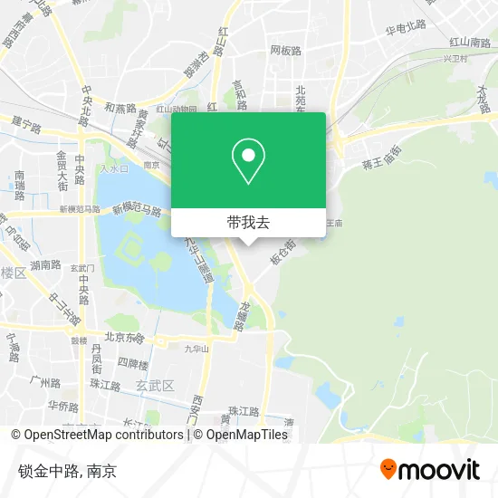 锁金中路地图