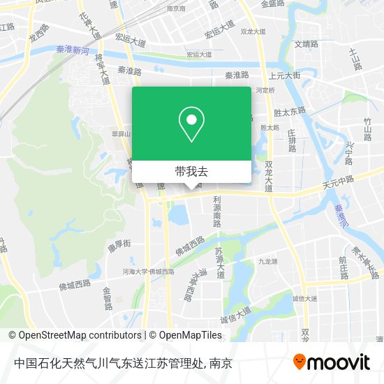 中国石化天然气川气东送江苏管理处地图