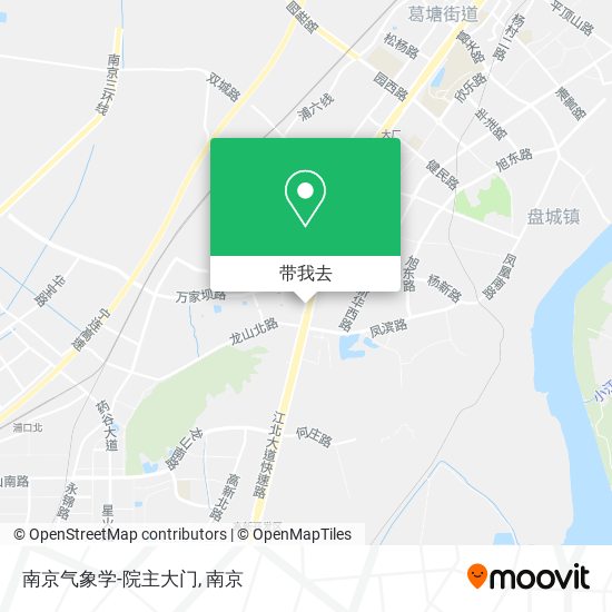 南京气象学-院主大门地图