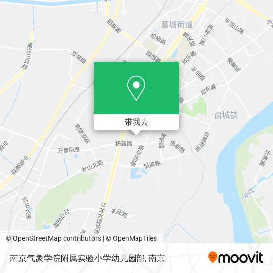 南京气象学院附属实验小学幼儿园部地图
