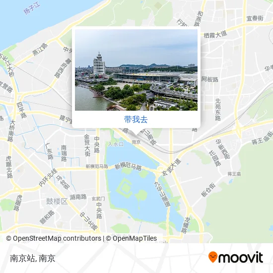 南京站地图