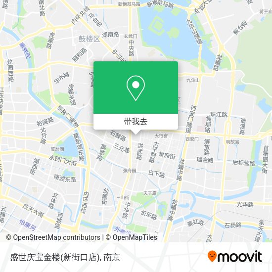 盛世庆宝金楼(新街口店)地图