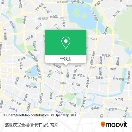 盛世庆宝金楼(新街口店)地图