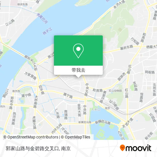 郭家山路与金碧路交叉口地图