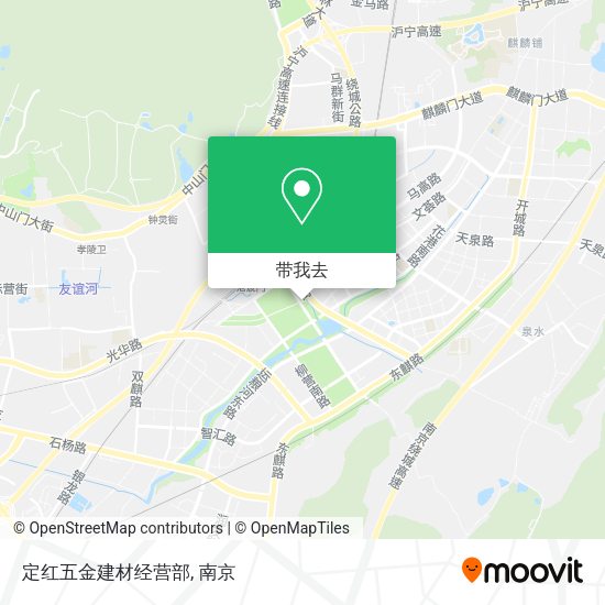 定红五金建材经营部地图