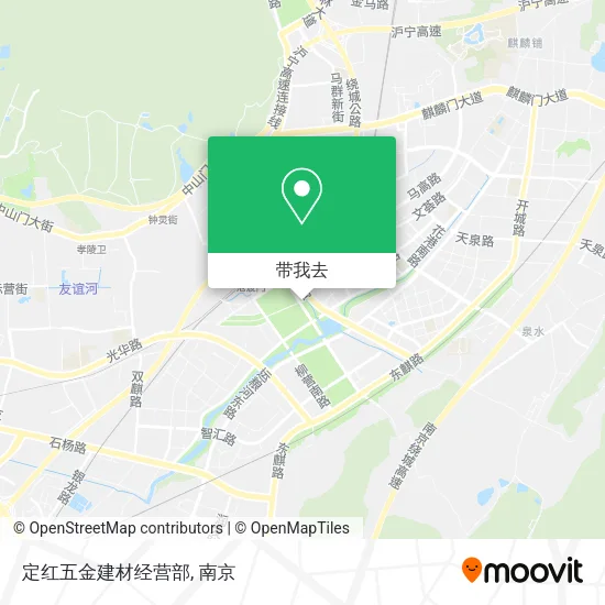 定红五金建材经营部地图
