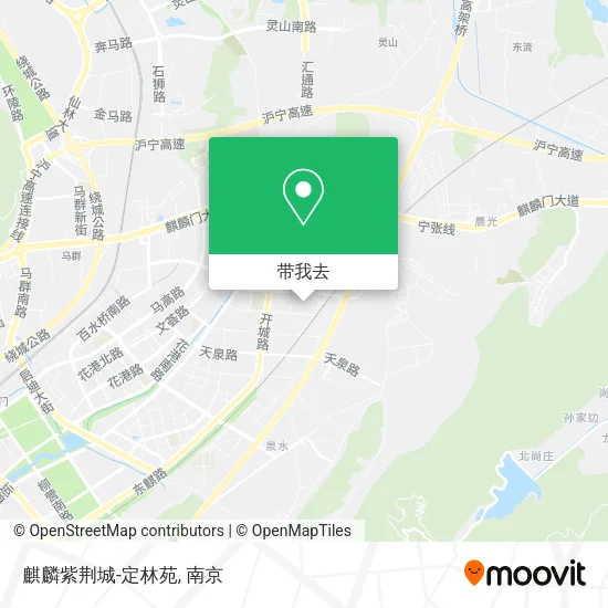 麒麟紫荆城-定林苑地图