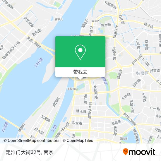 定淮门大街32号地图