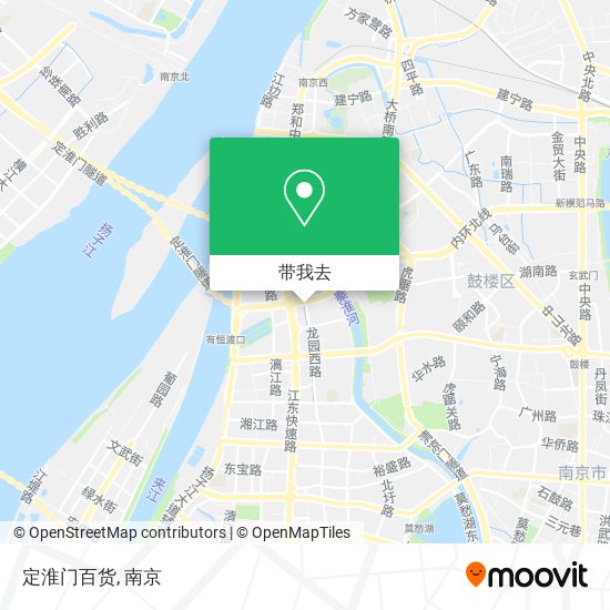 定淮门百货地图