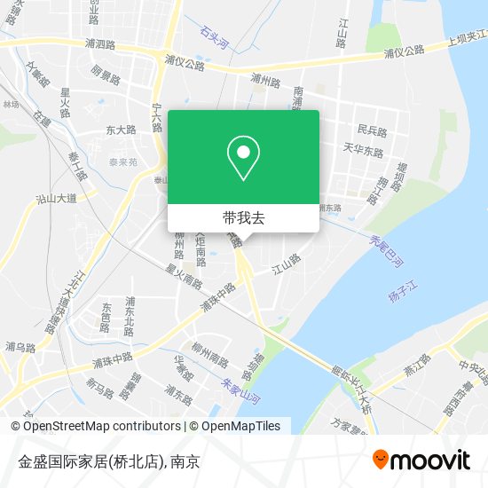 金盛国际家居(桥北店)地图