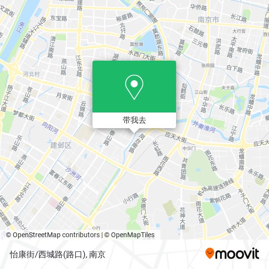 怡康街/西城路(路口)地图
