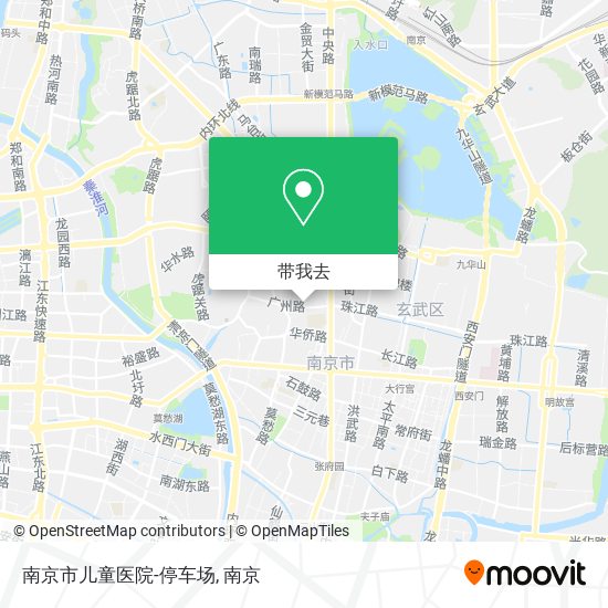 南京市儿童医院-停车场地图