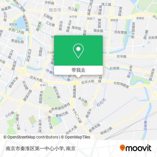 南京市秦淮区第一中心小学地图