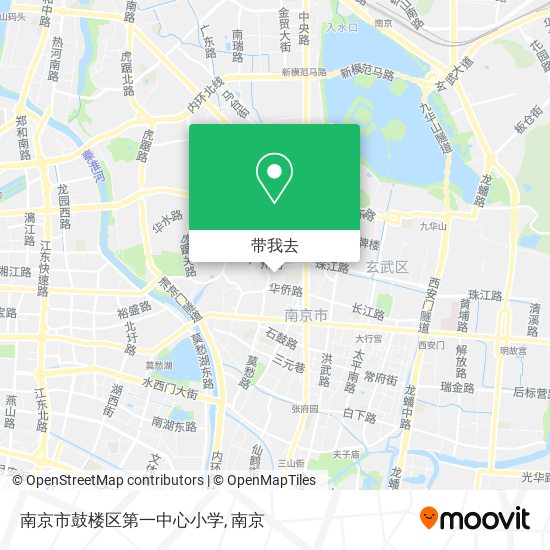 南京市鼓楼区第一中心小学地图