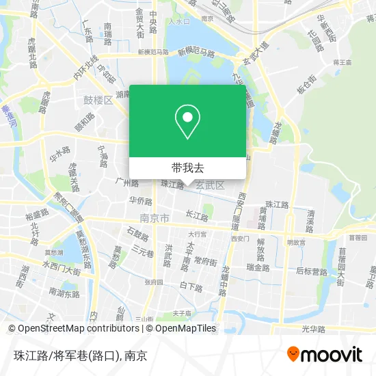 珠江路/将军巷(路口)地图