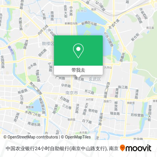 中国农业银行24小时自助银行(南京中山路支行)地图