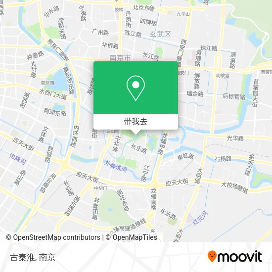 古秦淮地图
