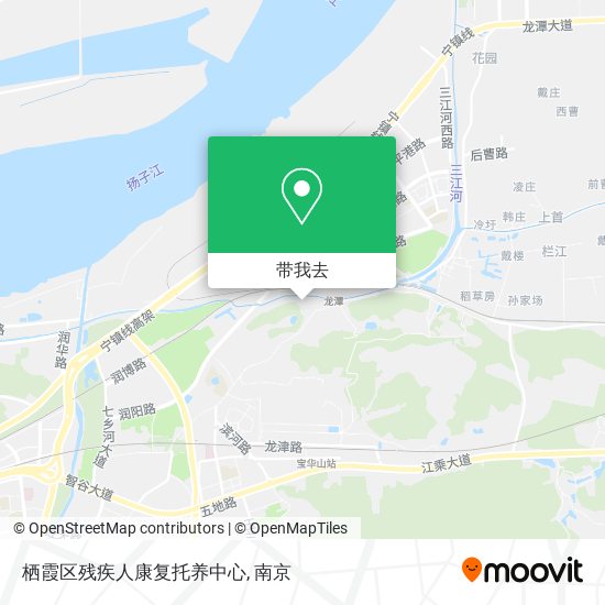 栖霞区残疾人康复托养中心地图