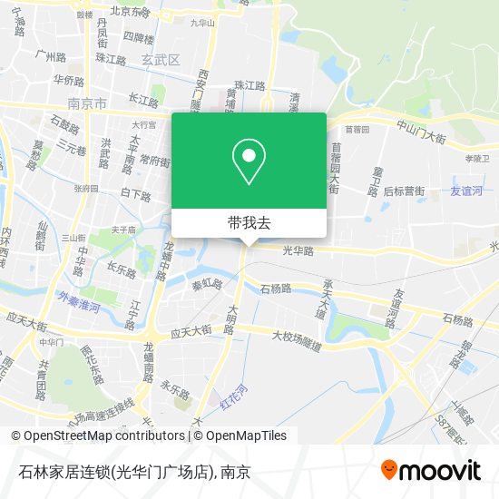 石林家居连锁(光华门广场店)地图