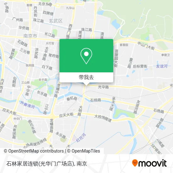石林家居连锁(光华门广场店)地图