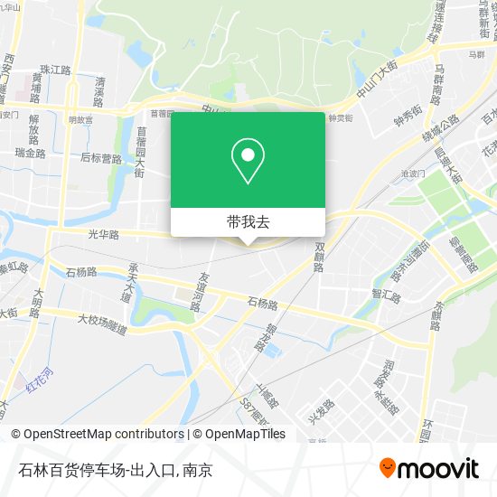 石林百货停车场-出入口地图