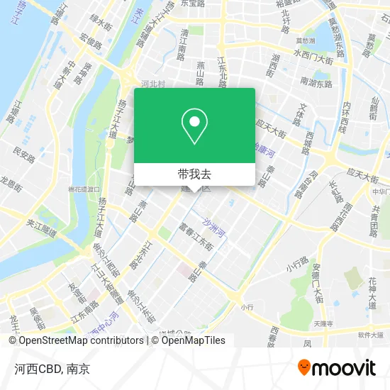 河西CBD地图