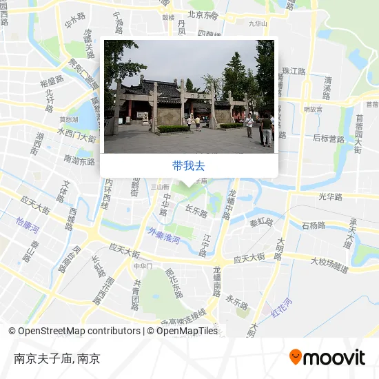南京夫子庙地图