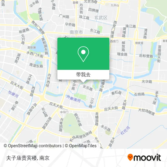 夫子庙贵宾楼地图