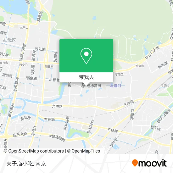 夫子庙小吃地图
