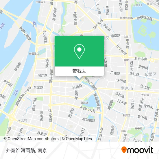 外秦淮河画舫地图